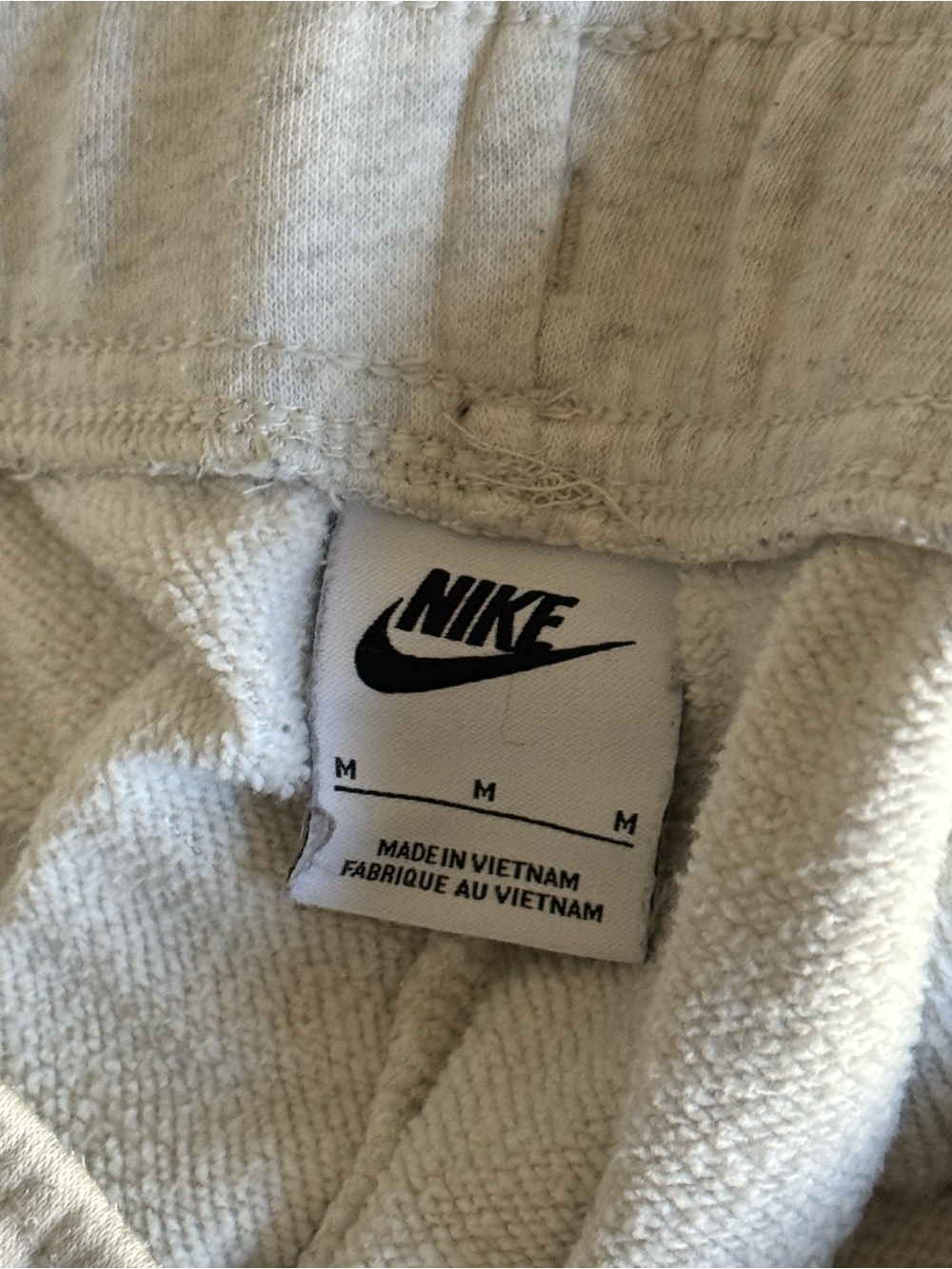 Nike Sportswear Club Fleece Joggers – Light Gray/Oatmeal - Picture 3 of 5